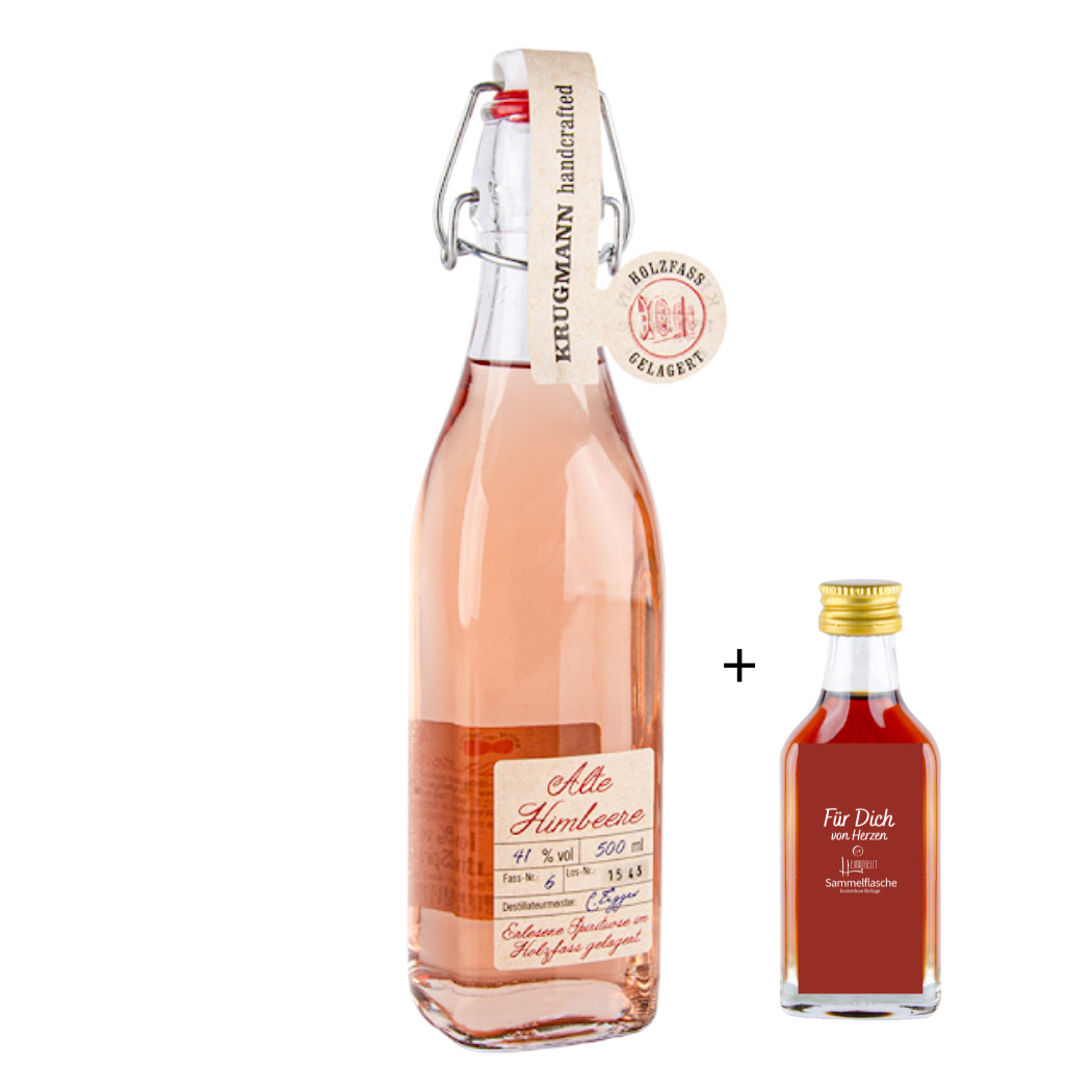 Krugmann Alte Himbeere 0,5l 41% Vol.Gratis-Probe dabei!