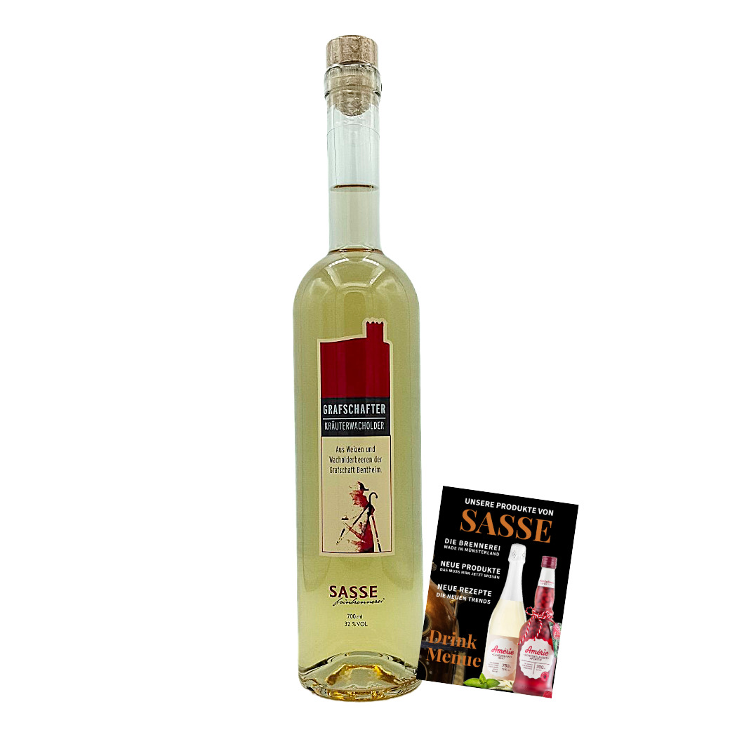 Grafschafter Kräuterwacholder 700 ml 32% inkl. Broschüre mit tollen Rezeptideen  Vol. Grafschafter Kräuterwacholder 700 ml 32% inkl. Broschüre mit tollen Rezeptideen  Vol.