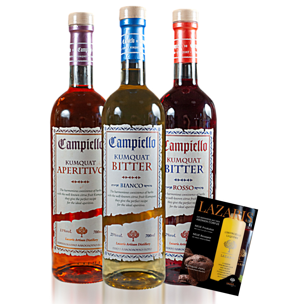Campiello 3er Set inkl kostenlose Zugabe 200ml Merlin Gin Campiello 3er Set inkl kostenlose Zugabe 200ml Merlin Gin