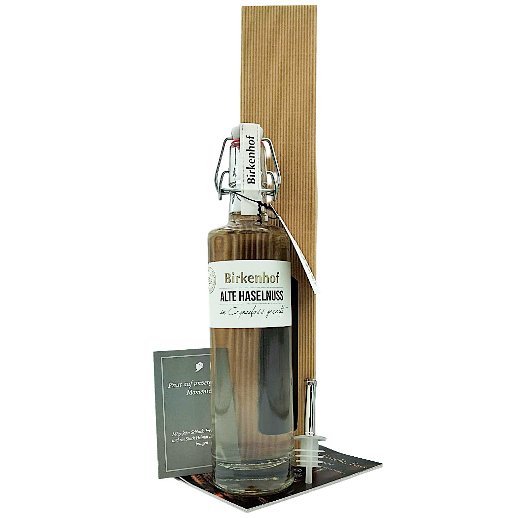 Birkenhof Alte Haselnuss Geschenkset 0,5 L
