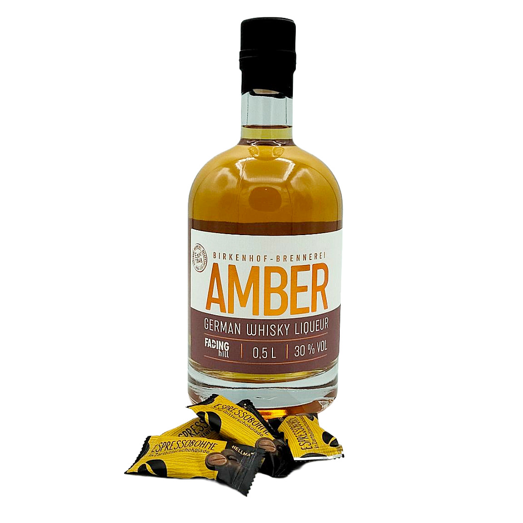 Amber German Whisky Likör Birkenhof 0,5 l30% Vol.