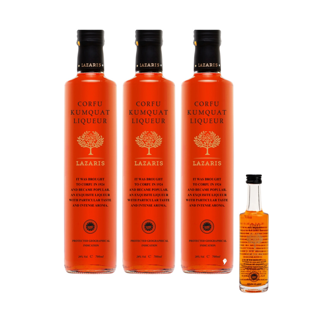 Kumquat Liqueur  20% . Vol. 3 x 700 ml / Flasche