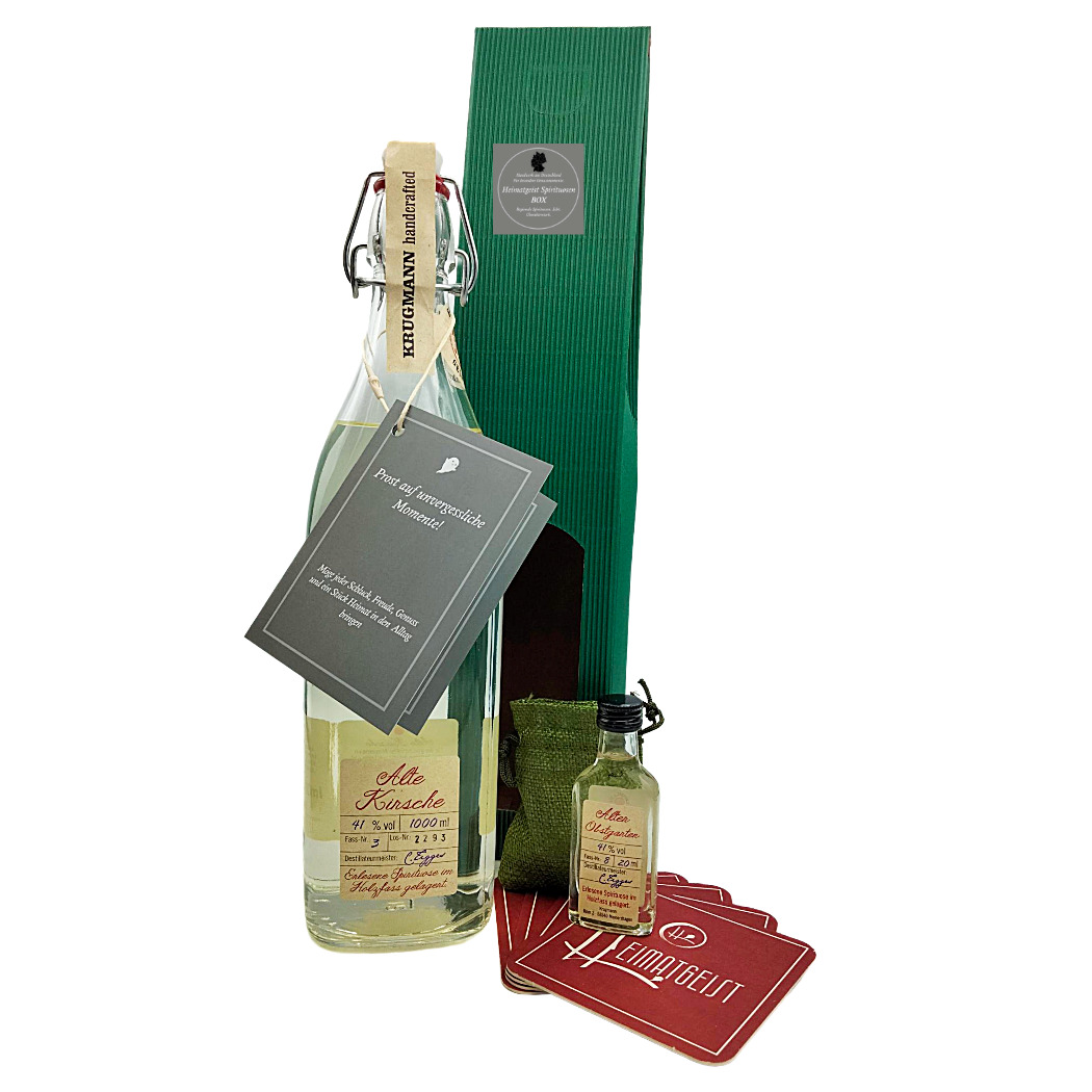 Krugmann Alte Kirsche 1l 41% Vol.Geschenkbox