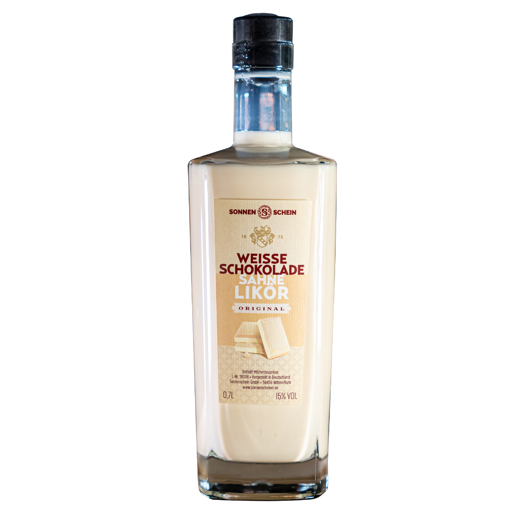Weisse Schokolade Sahne Likör 0,7l Flasche