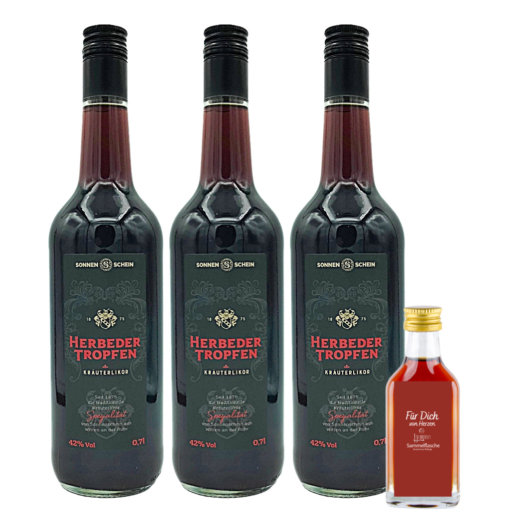 Herbeder Tropfen, 42% Vol. 3 x  0,7l