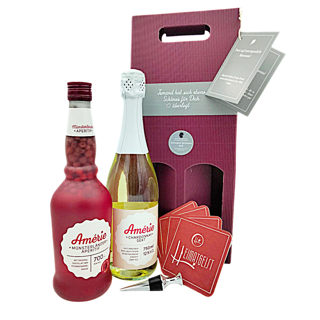 Sasse Münsterländer Amérie Geschenkset Präsent-Edition Grußkarte & Zubehör