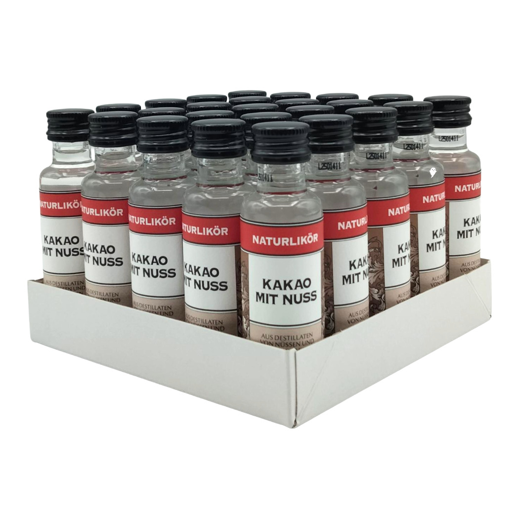 Kakao mit Nuss Likör 25 x 0,02 l Würfel 30% Vol.
