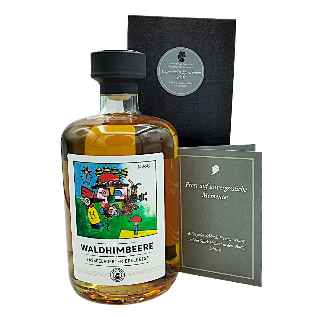 Waldhimbeergeist - Holzfassgelagert 0,50 l/Fl., 43%-Vol.,