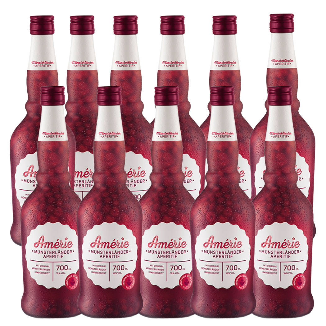 BIG Pack: 12 x Amèrie Münsterländer Aperitif – Das Party-Highlight für Feiern