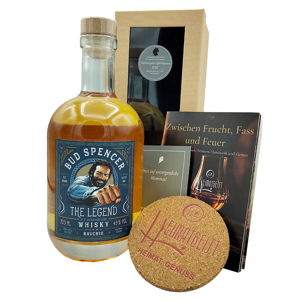 Bud Spencer Whisky rauchig Geschenkset 49 %