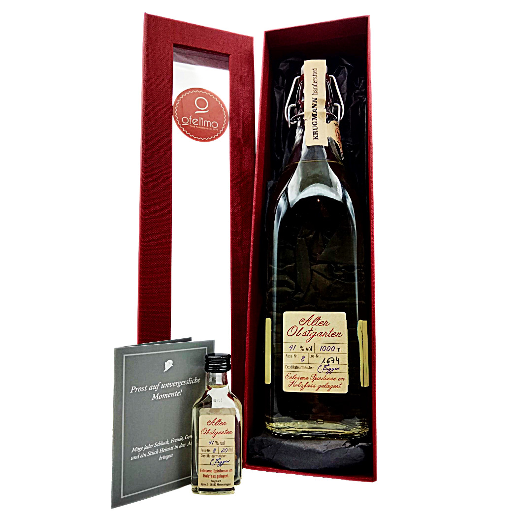 Krugmann Alter Obstgarten 1 l, 41% Vol Geschenkbox