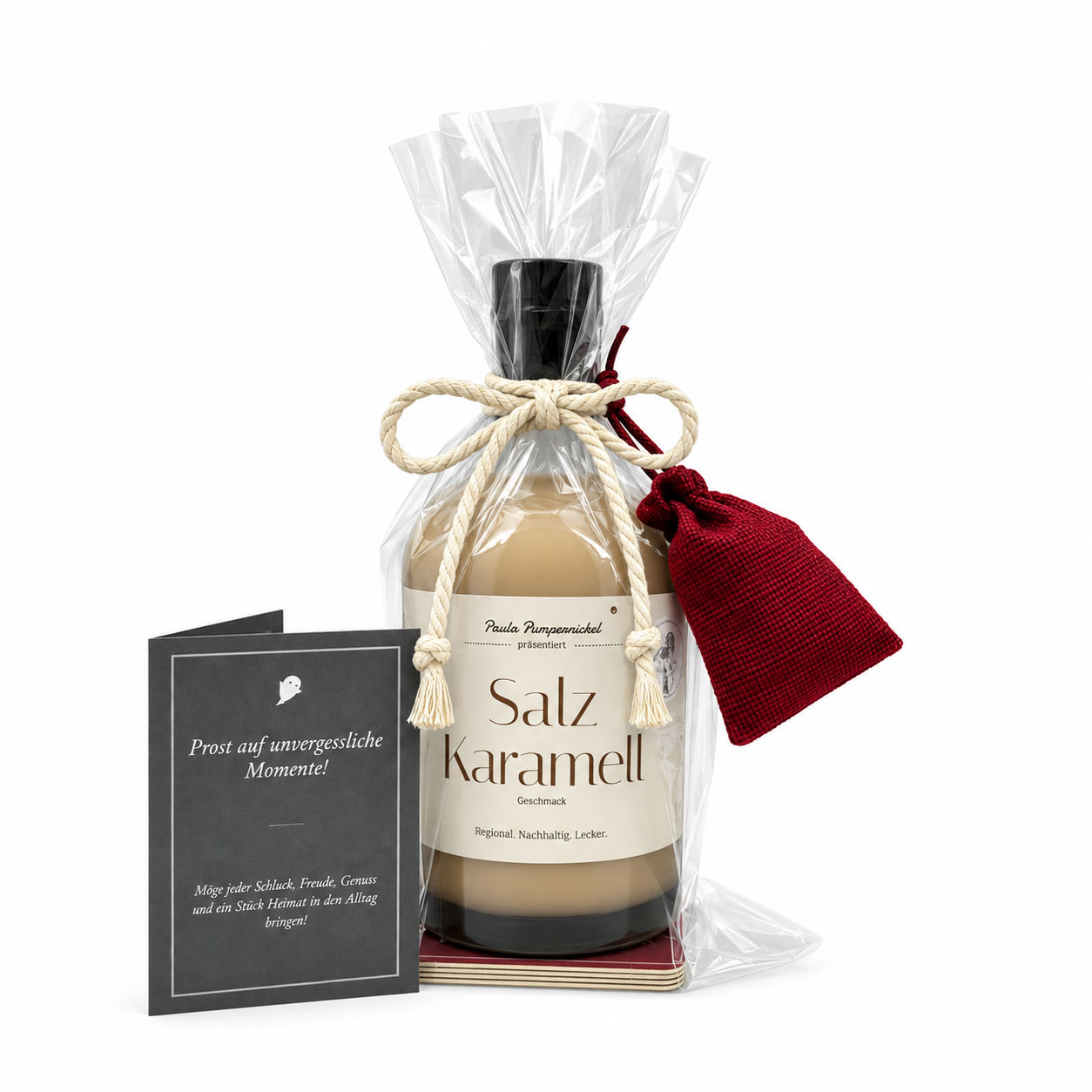 Sasse Salzkaramell Likör – geschenkfertig aus dem Münsterland